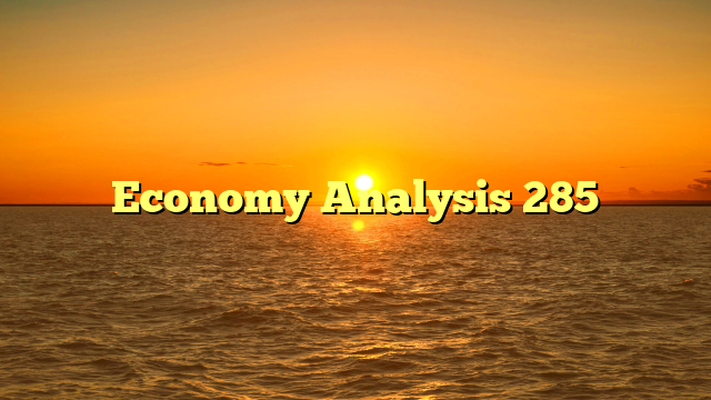 Economy Analysis 285