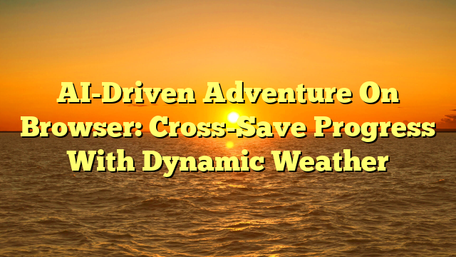 AI-Driven Adventure On Browser: Cross-Save Progress With Dynamic Weather