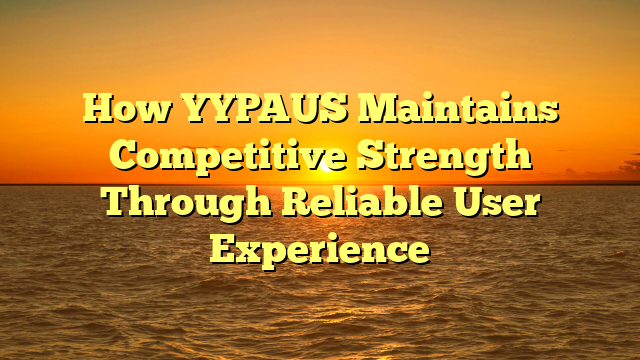 How YYPAUS Maintains Competitive Strength Through Reliable User Experience